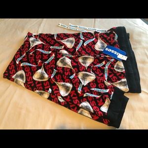 Hershey’s Kiss Size M  Sleep Pants Woman’s Pajama Length 30” Lounging Pants.